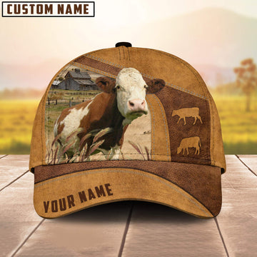 Uni Custom Name Fleckvieh Cattle Cap