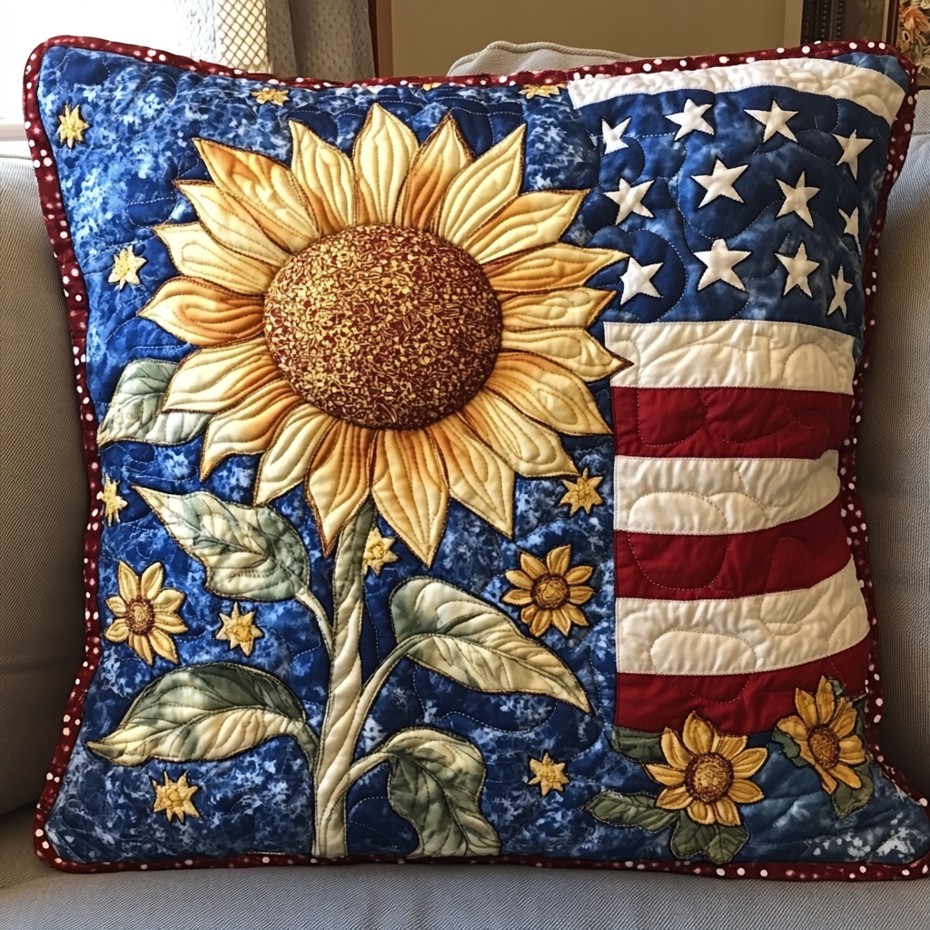 Floral Glory Quilted Pillow Case NCU0VH5719