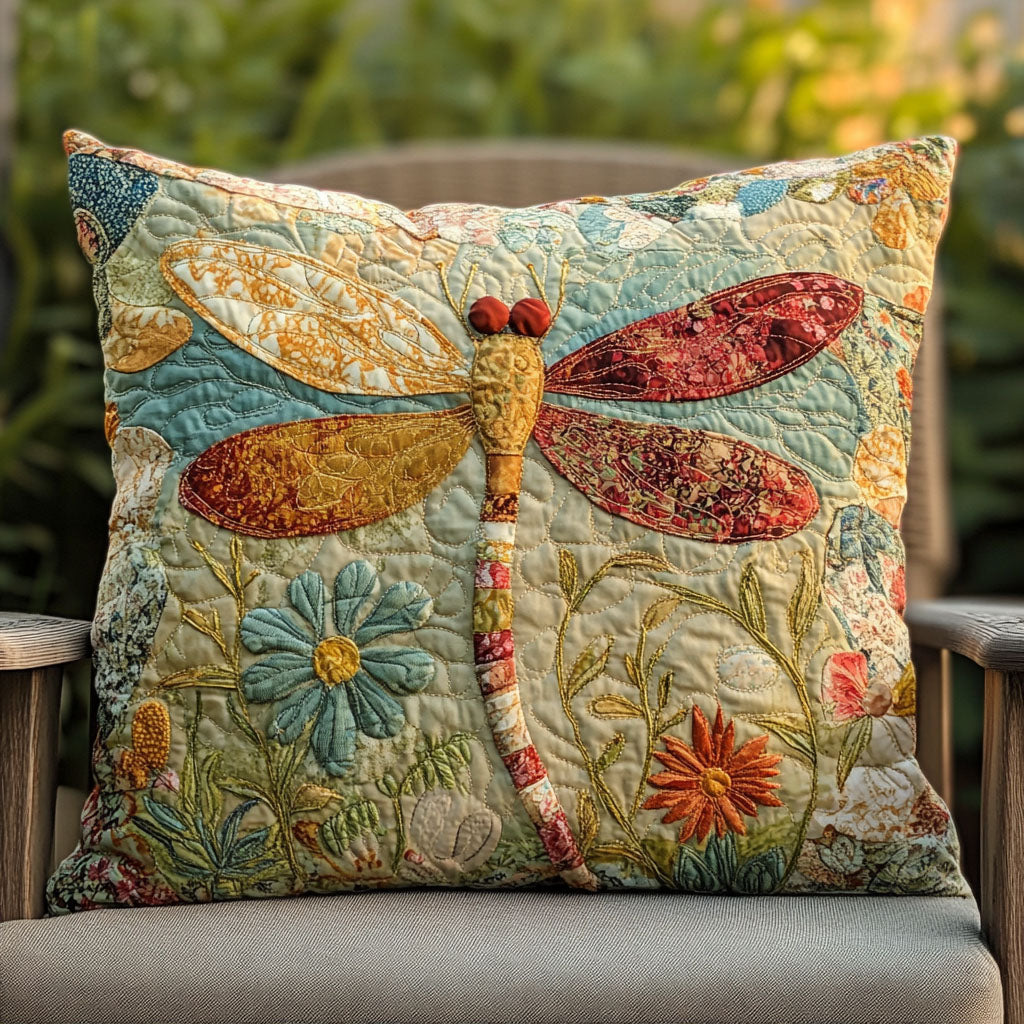 Fluttering Beauty Quilted Pillow Case NCU0PT6650