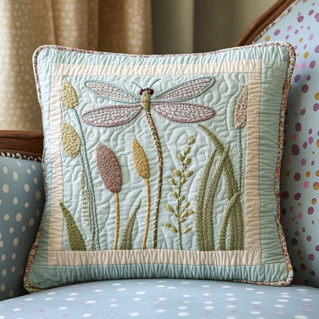 Fluttering Blooms Quilted Pillow Case NCU0PT6651