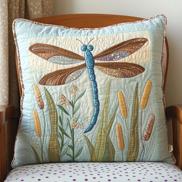 Fluttering Pastel Quilted Pillow Case NCU0PT6652
