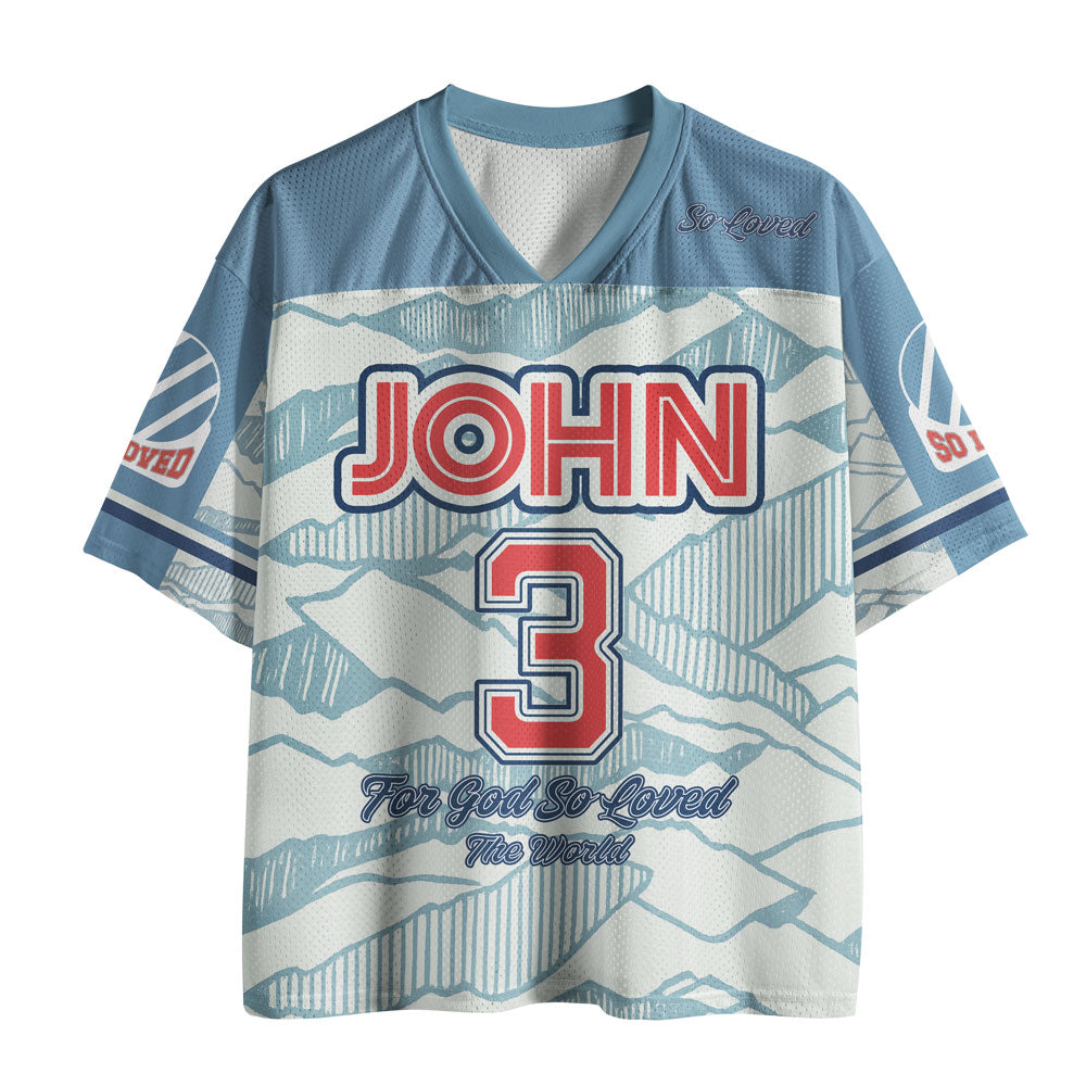 UniJames For God So Loved The World Christian Mesh Jersey