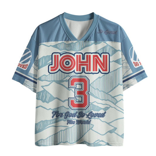 UniJames For God So Loved The World Christian Mesh Jersey