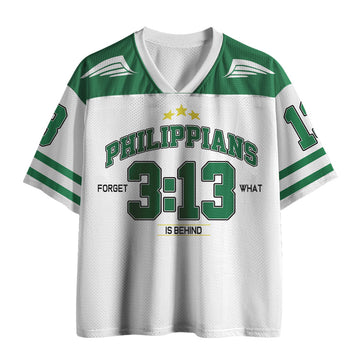 UniJames Forget What Lies Behind Christian White Mesh Jersey