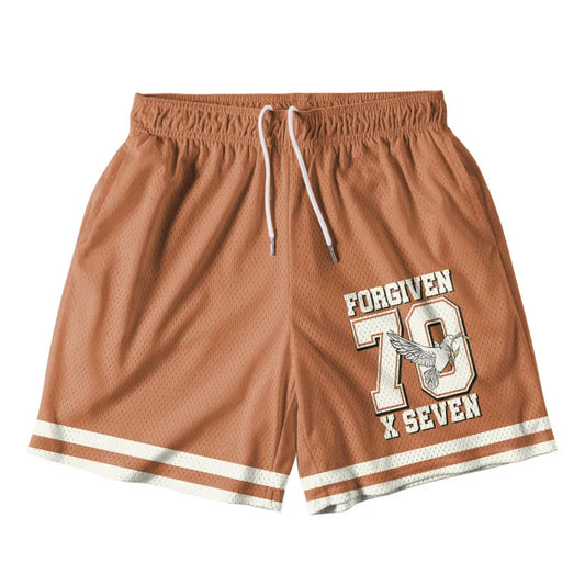 UniJames Forgiven Always Brown Christian Mesh Jersey