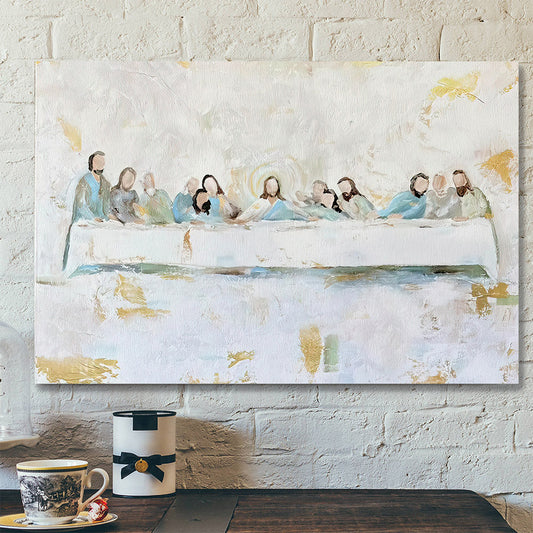 Uni Jesus Lords Last Supper Painting Canvas