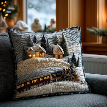 Frosty Rail Whispers Quilted Pillow Case NCU0TH3431