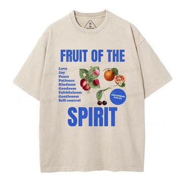 Fruit Of The Spirit Christian Washed TShirt  