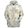 Uni Fully Vaccinated By The Blood Of Jesus Cross Faith 3D Hoodie
