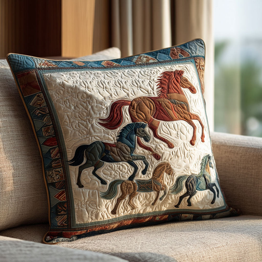 Gallop Dreams Quilted Pillow Case NCU0PT9972