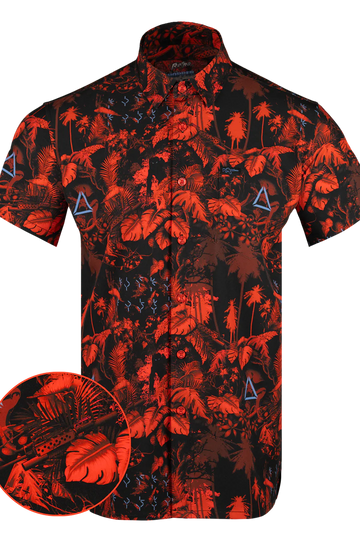 UniJames Comfort Get To The Chopper (Red) Button Down For Men