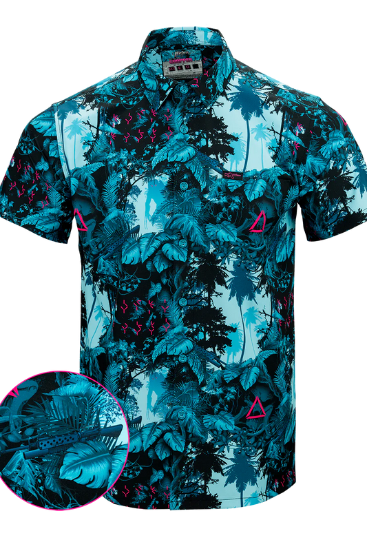 UniJames Comfort Get To The Chopper Button Down For Men