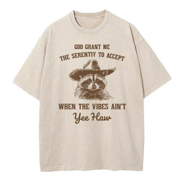 God Grant Me The Serenity To Accept Christian Washed T-Shirt Sale - GuidingCross