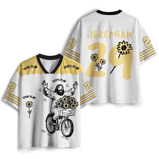 UniJames God's Plan And Your Plan Christian Mesh Jersey