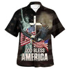 Unique God Bless American Jesus Eagle Hawaiian Shirt