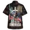 Unique God Bless American Jesus Eagle Hawaiian Shirt
