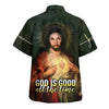 UniJames God Is Good All The Time Sacred Heart Hawaiian Shirts For Men And Women - Christian Hawaiian Shirt - Hawaiian Summer Shirts