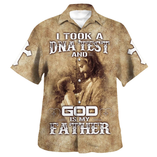 UniJames God Is My Father Jesus And Baby Hawaiian Shirts For Men And Women - Christian Hawaiian Shirt - Hawaiian Summer Shirts