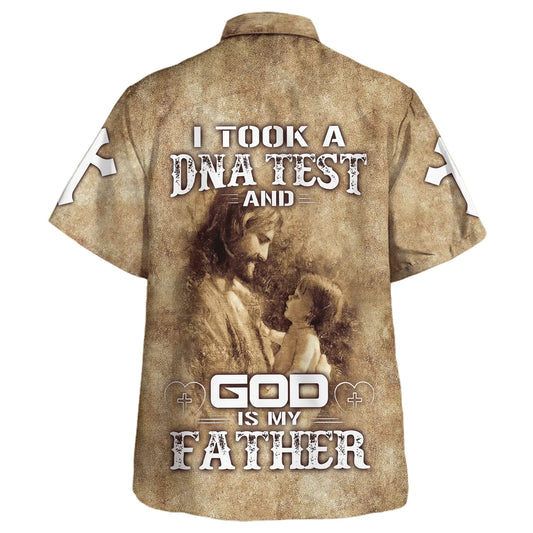 UniJames God Is My Father Jesus And Baby Hawaiian Shirts For Men And Women - Christian Hawaiian Shirt - Hawaiian Summer Shirts