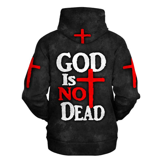 Uni God Is Not Dead Hoodies Men & Women, God 3D Printed Hoodie, Christian Apparel Hoodies
