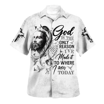 UniJames God Is The Only Reason Hawaiian Shirts For Men And Women - Christian Hawaiian Shirt - Hawaiian Summer Shirts