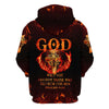 Uni God Will Not Abandon Those Who Search For Him Hoodies Men & Women, God 3D Printed Hoodie, Christian Apparel Hoodies