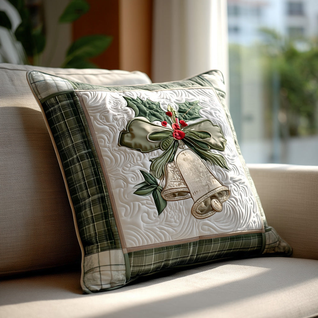 Golden Jingle Quilted Pillow Case NCU0PT9093
