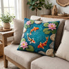 Golden Koi Haven Quilted Pillow Case NCU0TV1719