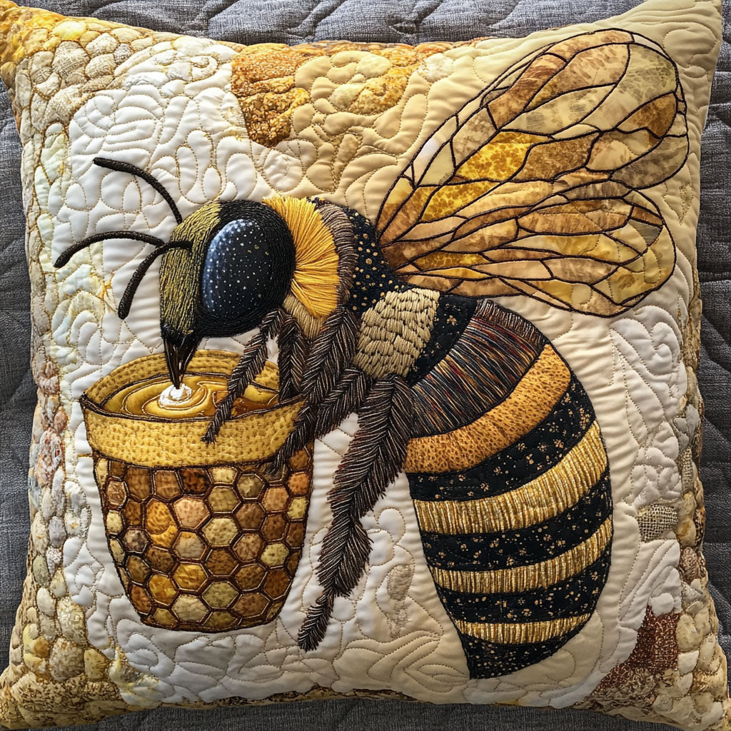Golden Flight Quilted Pillow Case NCU0NT7158