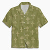 UniJames Green Cross Christian Hawaiian Shirt