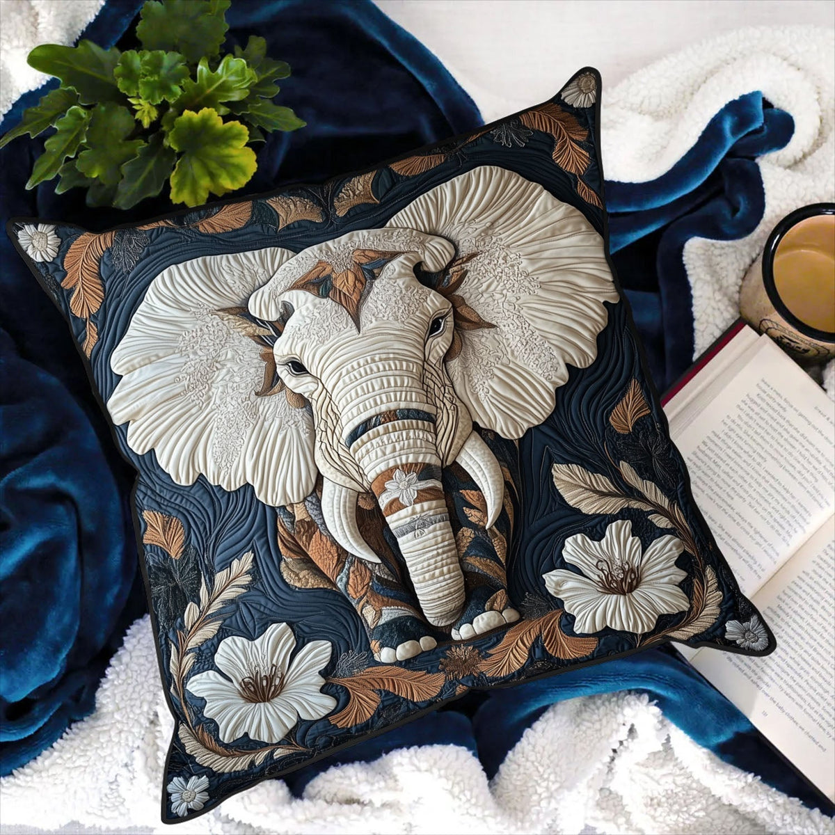 Grey Majesty Quilted Pillow Case NCU0PT8215