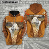 Uni Personalized Name Farm Savanna Goat Cattle Hoodie TT1