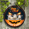 Uni Farm Animal Halloween Custom Name Wooden Sign