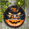 Uni Farm Animal Halloween Custom Name Wooden Sign