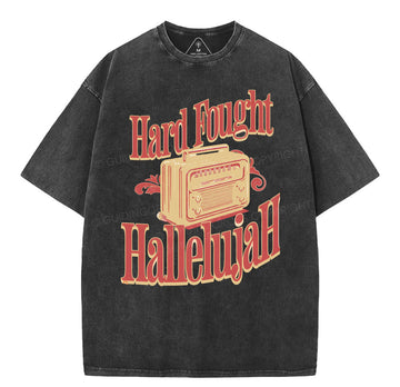 Hallelujah Christian Washed TShirt  