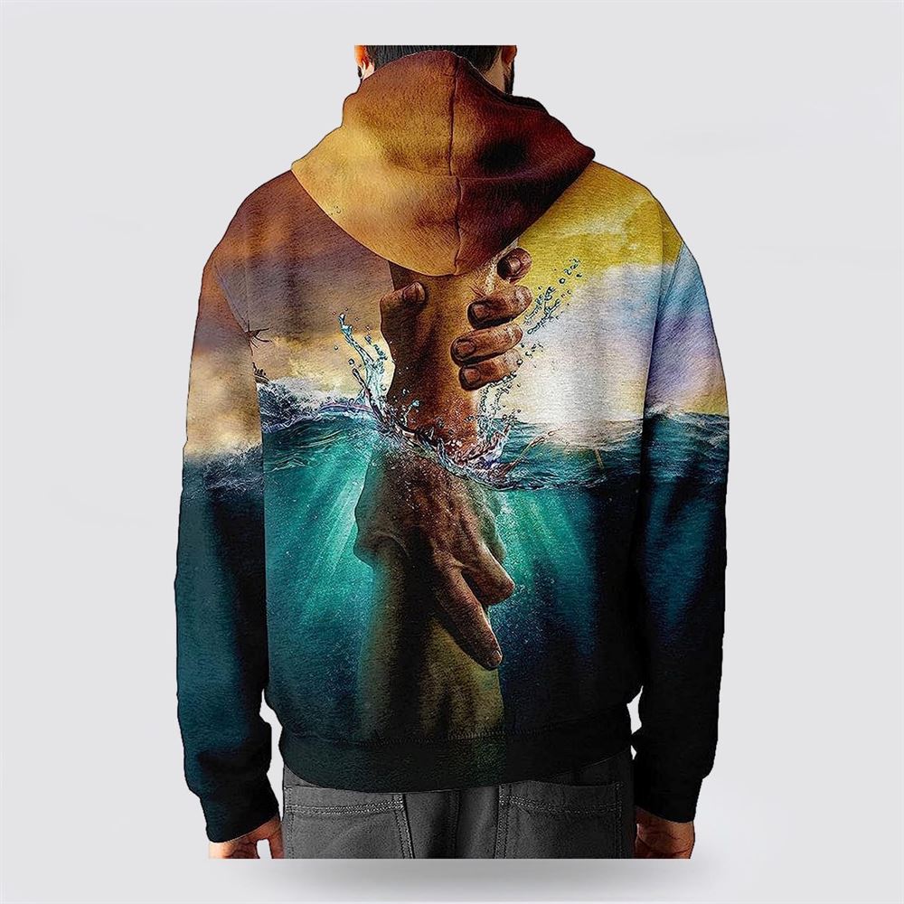 Uni Hand Of God Way Marker 3D Hoodies For Women Men, God 3D Printed Hoodie, Christian Apparel Hoodies