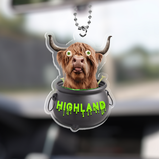 Uni Highland Halloween Car Hanging Ornament