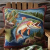 Hooked on Trout Quilted Pillow Case NCU0PT7000