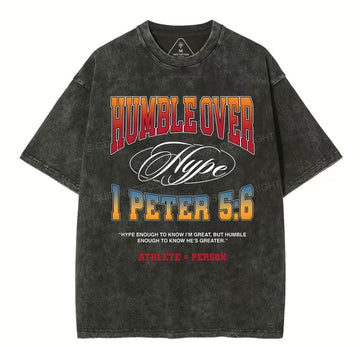 Humble Over Christian Washed TShirt  