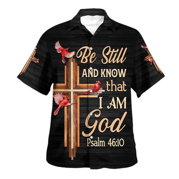 UniJames Hummingbird Be Still And Know That I Am God Hawaiian Shirts For Men And Women - Christian Hawaiian Shirt - Hawaiian Summer Shirts