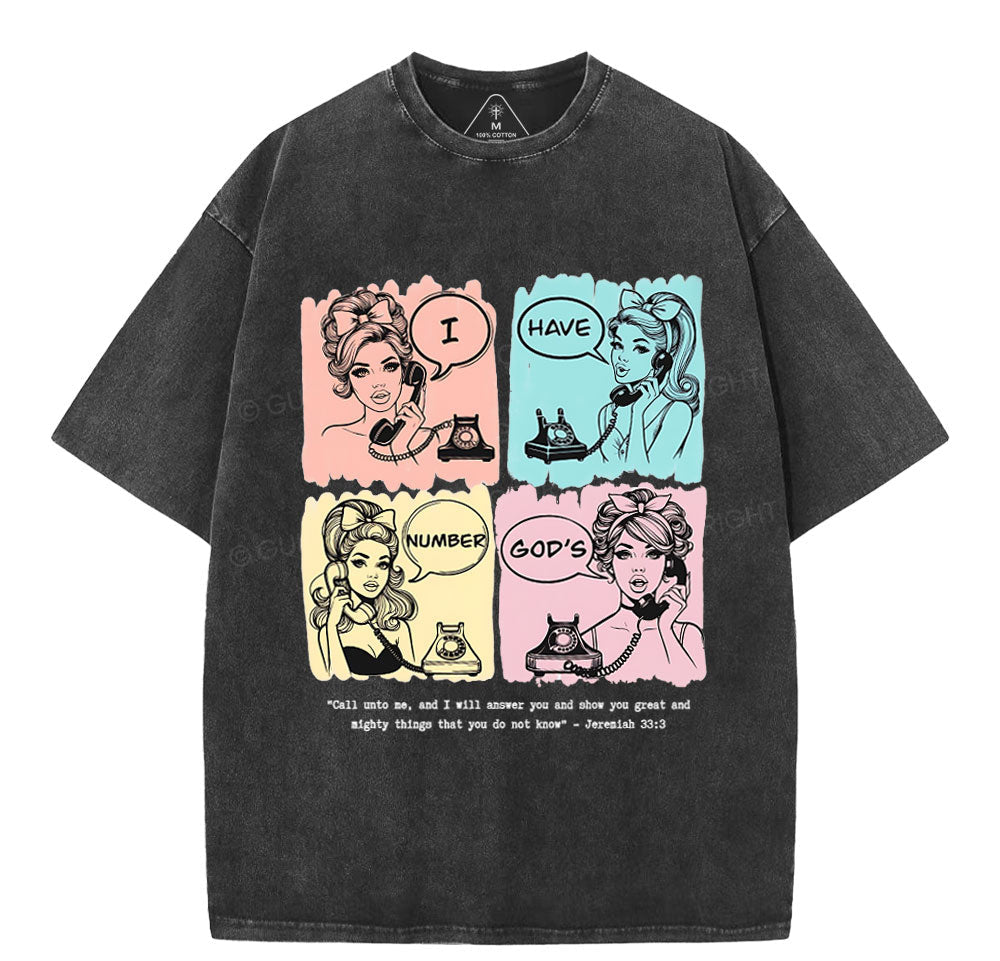 NewSample Christian Washed TShirt  