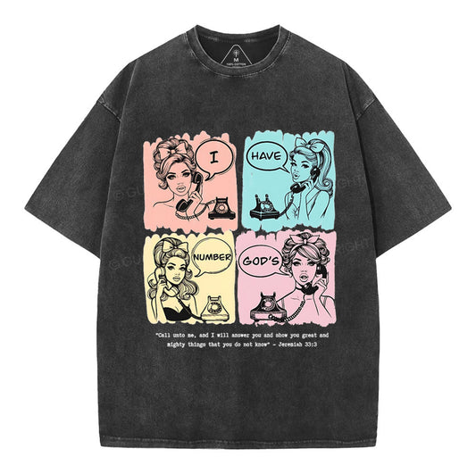 NewSample Christian Washed TShirt  
