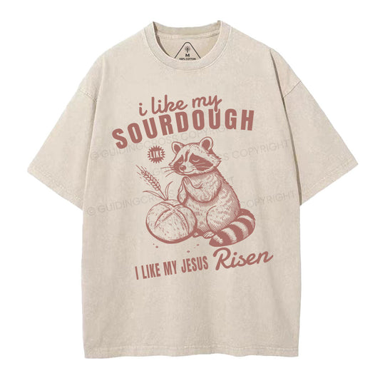 I Like My Jesus Risen  Christian Washed T-Shirt Sale - GuidingCross