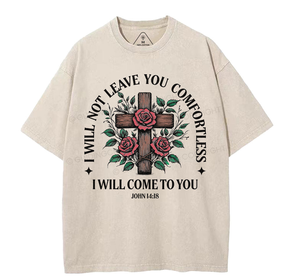 I Will Come To You Christian Washed T-Shirt Sale - GuidingCross