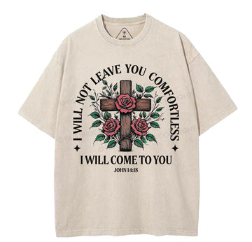 I Will Come To You Christian Washed T-Shirt Sale - GuidingCross