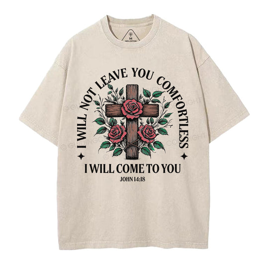 I Will Come To You Christian Washed T-Shirt Sale - GuidingCross
