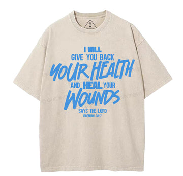 I Will Give You Back Christian Washed TShirt  