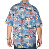 UniJames Men's Independence Cotton Button Down Short Sleeve Shirt