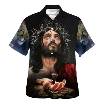 UniJames I Believe In The God The Father Hawaiian Shirt - Christian Hawaiian Shirt - Religious Hawaiian Shirts