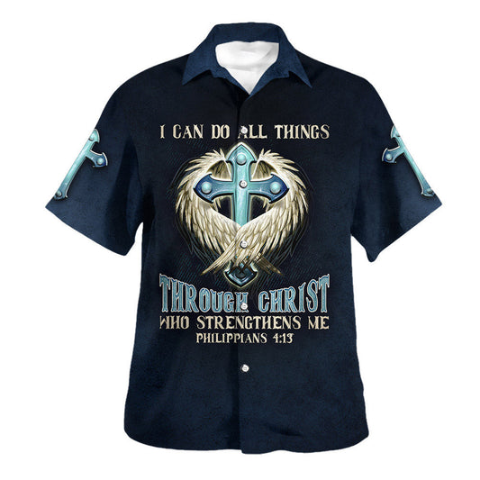 UniJames I Can Do All Things Through Christ Who Strengthens Me Hawaiian Shirts For Men And Women - Christian Hawaiian Shirt - Hawaiian Summer Shirts